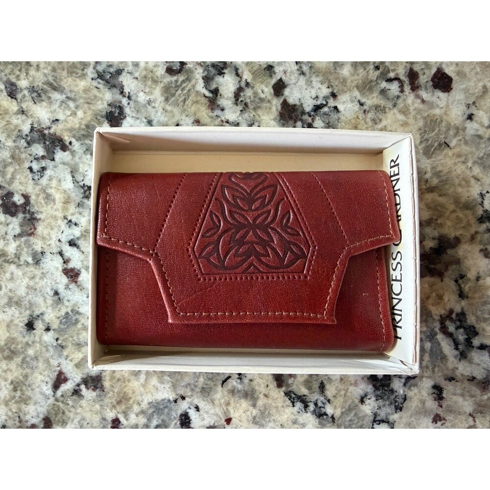 Vintage Brown Princess Gardner full Grade Cowhide Leather KEY HOLDER Complete